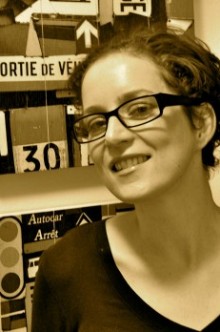 woman with glasses