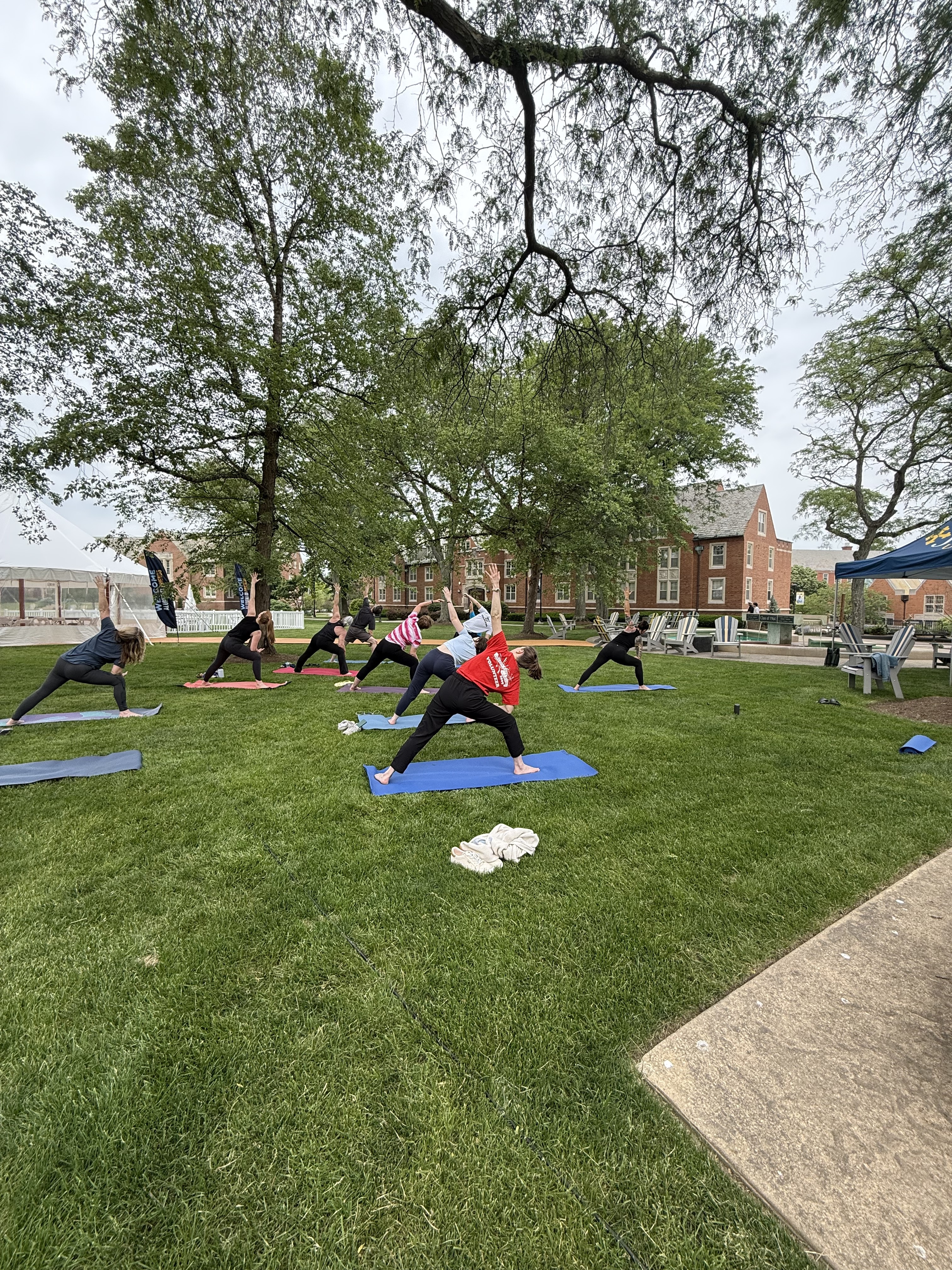 JCU Fit Yoga on the Quad