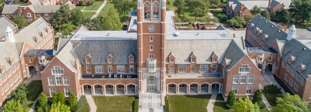 Aerial view of John Carroll University