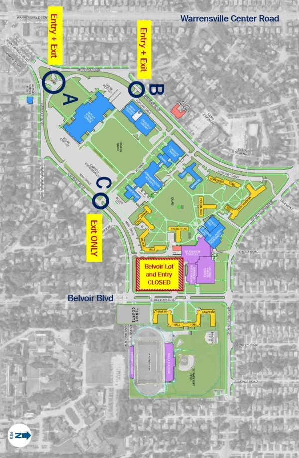 Campus Parking Map