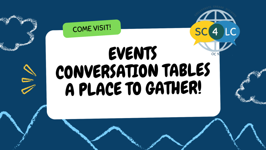 Events, Conversation Tables and a Place to Gather