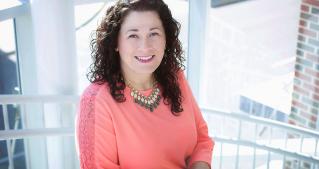 Meagan Rodgers smiles at the camera