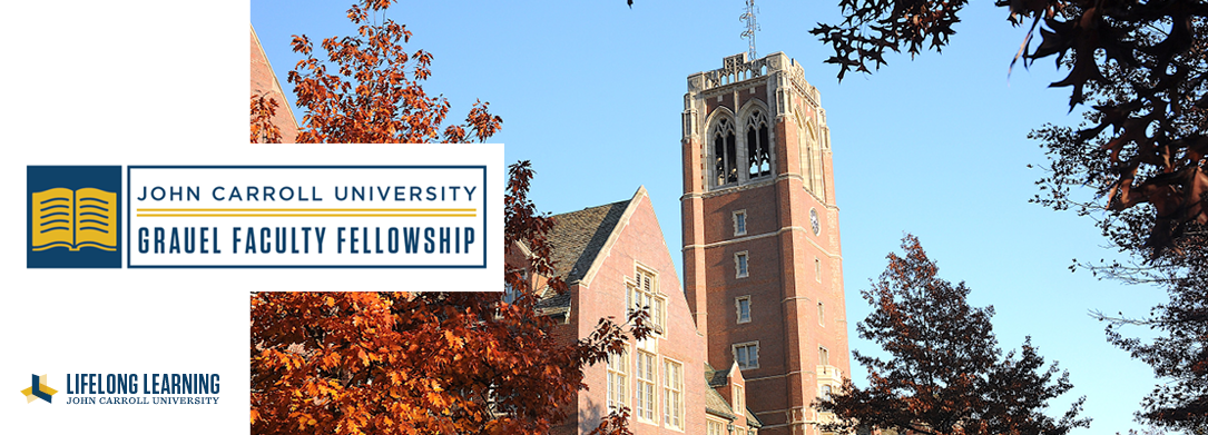 Grauel Faculty Fellow Logo with JCU Tower 