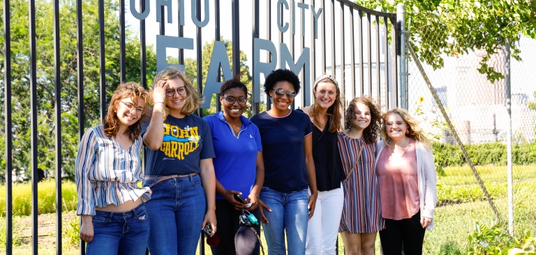 CSSA Summer in the City Interns 2019 and Ohio City Farm