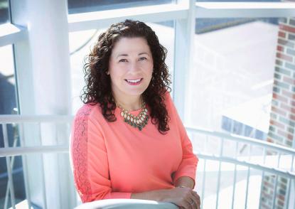 Meagan Rodgers smiles at the camera