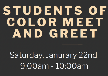 Students of Color Meet and Greet